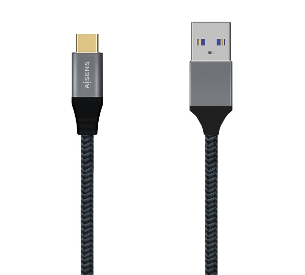 Cabo Aisens Type-C USB 3.1 GEN2 Aluminio 2 m 1